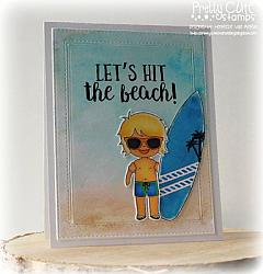 Beach Bums Digital Stamps