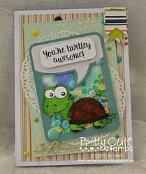 Birthday Turtle Digital Stamps
