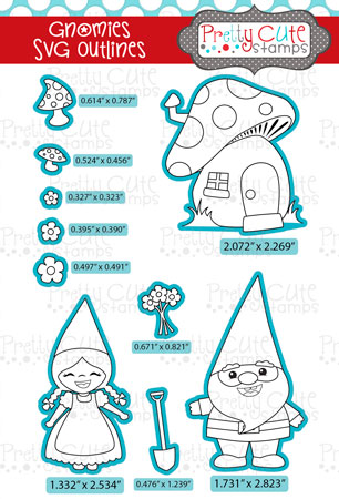 Gnomies SVG Outlines