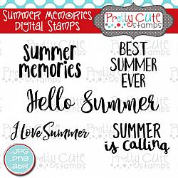 Summer Memories Digital Stamps