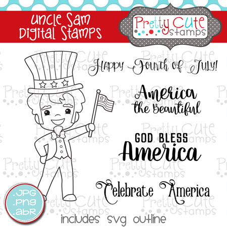 Uncle Sam Digital Stamps