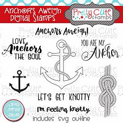 Anchors Aweigh Digital Stamps
