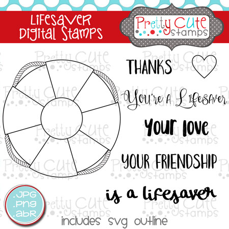Lifesaver Digital Stamps