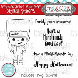 Frankenstein's Monster Digital Stamps
