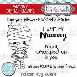 Mummy Digital Stamps