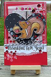 Squirrels in Love Digital Stamps